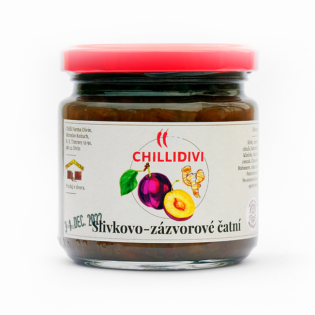 Slivkovo-zázvorové čatní – sezónne